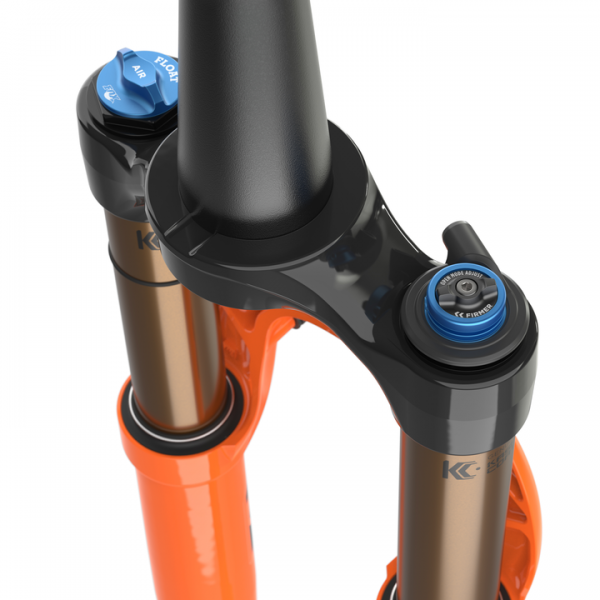 ⁦2021 32 K FLOAT SC 29in F-S 100 FIT4 Remote-Adj Psh-Unlk 2Pos (10pm CP) Shiny Orange Black/Clear Logo Kabolt 110 BLK 1.5 T 51mm Rake Shiny Blk AM⁩ – תמונה ⁦2⁩